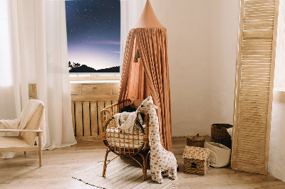 Tenda a rullo oscurante per finestra con motivo a cielo stellato
