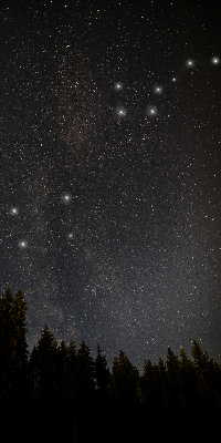 Tenda a rullo interna oscurante con fantasia stelle nel cielo