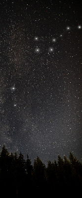 Tenda a rullo interna oscurante con fantasia stelle nel cielo