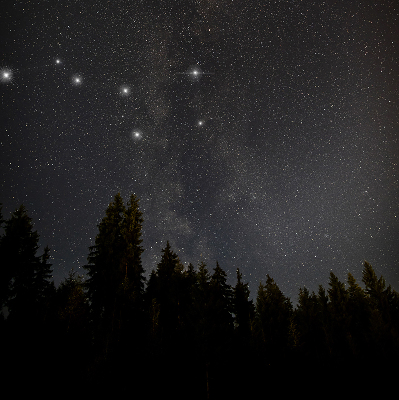 Tenda a rullo interna oscurante con fantasia stelle nel cielo