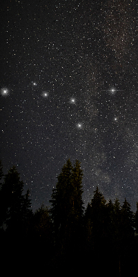 Tenda a rullo interna oscurante con fantasia stelle nel cielo