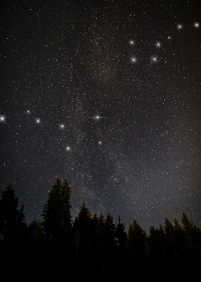 Tenda a rullo interna oscurante con fantasia stelle nel cielo