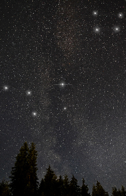 Tenda a rullo interna oscurante con fantasia stelle nel cielo