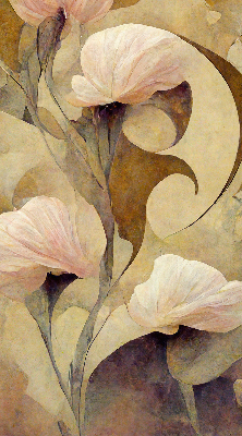Tenda a rullo interna per finestra oscurante con fantasia a fiori rosa