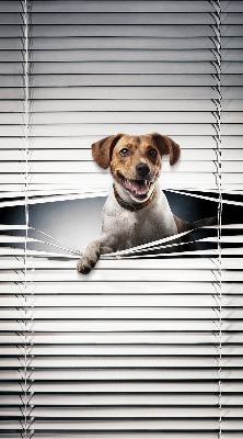 Tenda a rullo oscurante in tessuto modello Cane