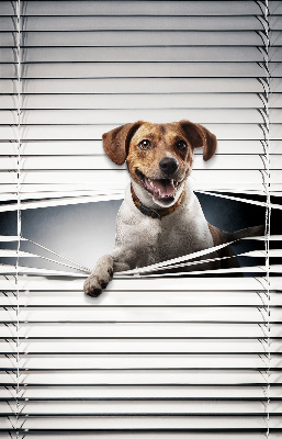 Tenda a rullo oscurante in tessuto modello Cane