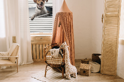 Tenda a rullo oscurante in tessuto modello Cane