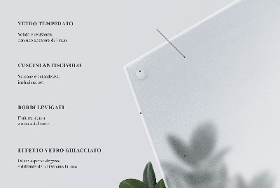 Quadrato piano del tavolo Traslucido