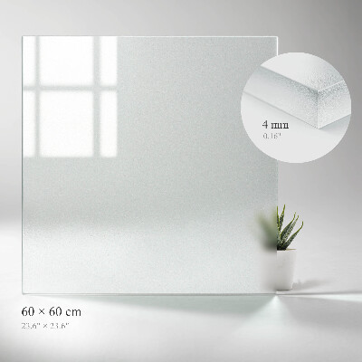 Quadrato piano del tavolo Traslucido