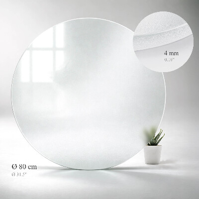 Rotondo piano del tavolo Traslucido