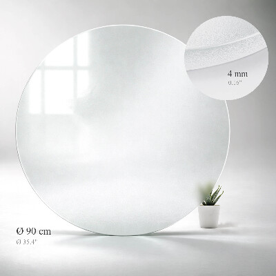 Rotondo piano del tavolo Traslucido