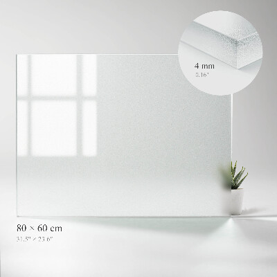 Rettangolare piano del tavolo Traslucido