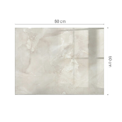 Tavolo piano vetro rettangolare Composizione grafica marmorizzata