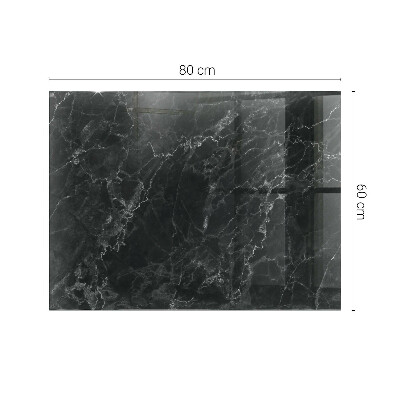 Tavolo piano vetro rettangolare con stampa Marmo con delicate venature