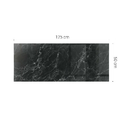 Tavolo piano vetro rettangolare con stampa Marmo con delicate venature