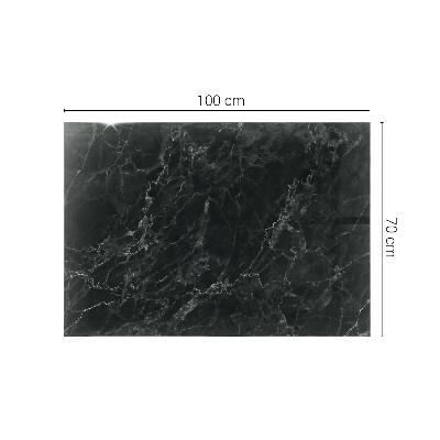 Tavolo piano vetro rettangolare con stampa Marmo con delicate venature