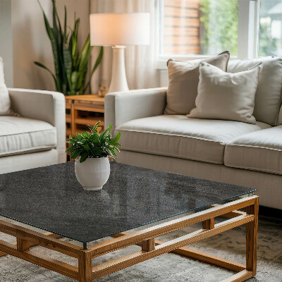 Tavolo piano vetro decorativo con stampa Motivo con texture in pietra