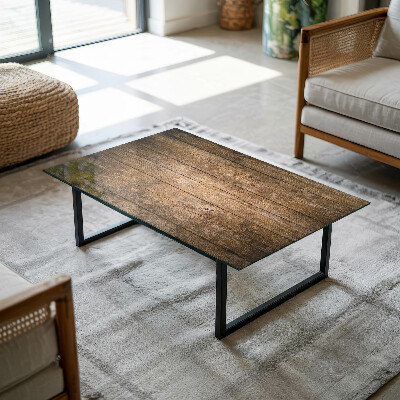 Tavolo piano vetro rettangolare La struttura ecologica del legno