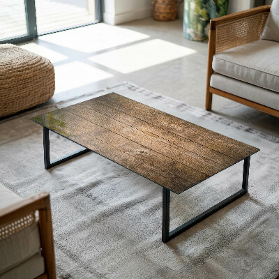 Tavolo piano vetro rettangolare La struttura ecologica del legno