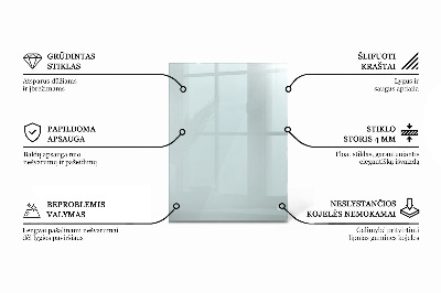 Tavolo piano vetro rettangolare Transparente