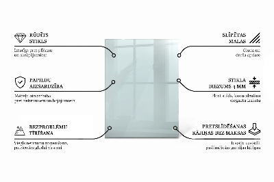 Tavolo piano vetro rettangolare Transparente