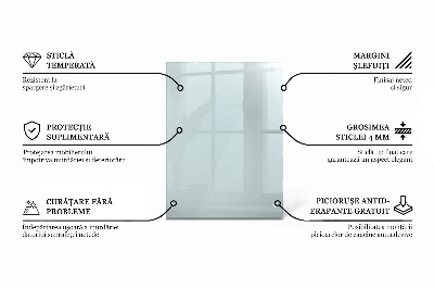 Tavolo piano vetro rettangolare Transparente