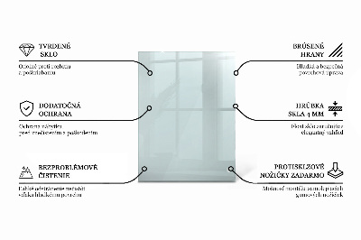 Tavolo piano vetro rettangolare Transparente