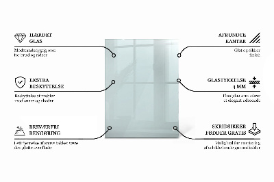 Tavolo piano vetro rettangolare Transparente
