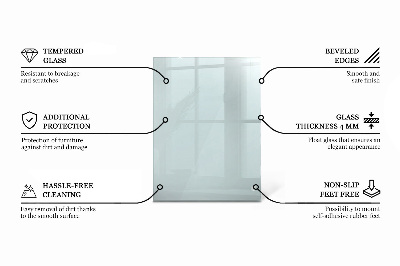 Tavolo piano vetro rettangolare Transparente