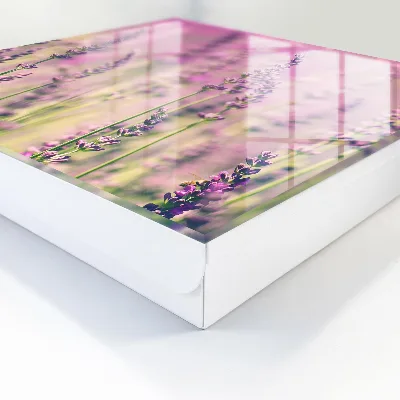 Cassetta portachiavi da parete Giardino viola