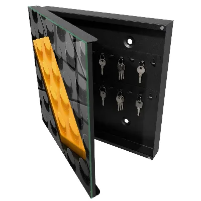 Scatola porta chiavi Blocco giallo