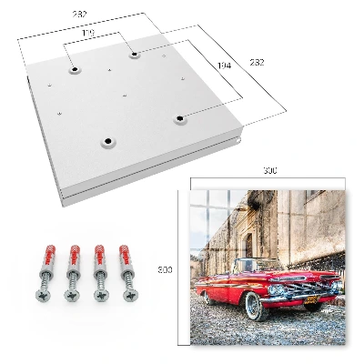 Scatola porta chiavi Auto retrò