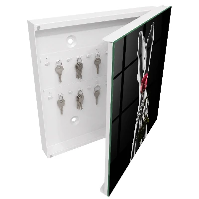 Scatola porta chiavi L'eleganza di una rosa