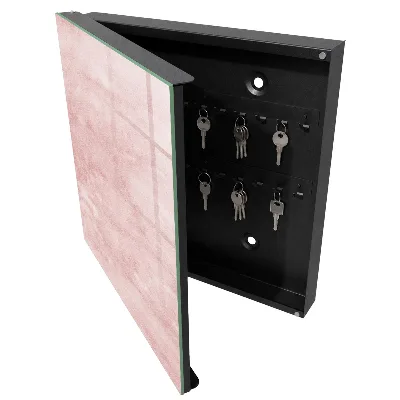 Scatola porta chiavi Trecce rosa