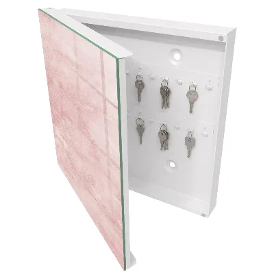 Scatola porta chiavi Trecce rosa