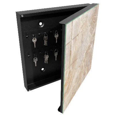 Cassetta portachiavi da parete Marmo beige