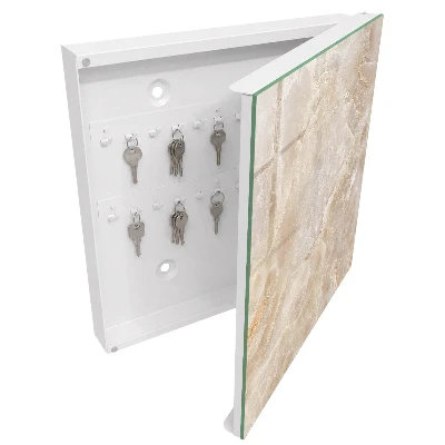 Cassetta portachiavi da parete Marmo beige