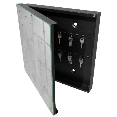 Scatola porta chiavi Calcestruzzo grezzo