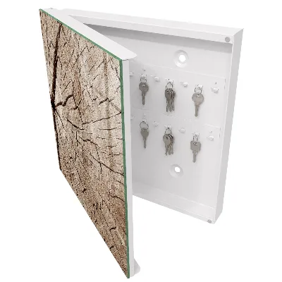 Scatola porta chiavi Venature del legno