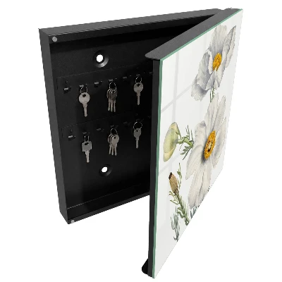 Armadietto portachiavi Fiori natura