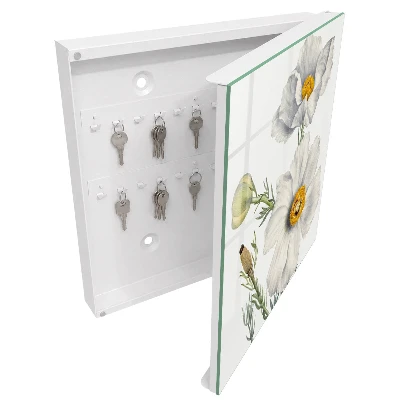 Armadietto portachiavi Fiori natura