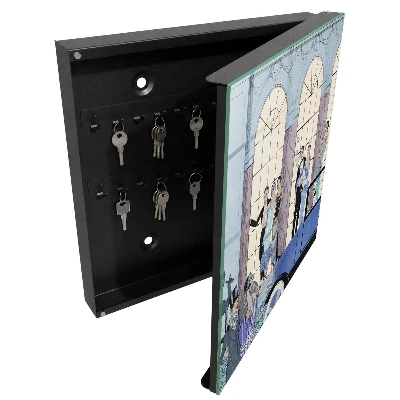 Scatola porta chiavi Partito Blu