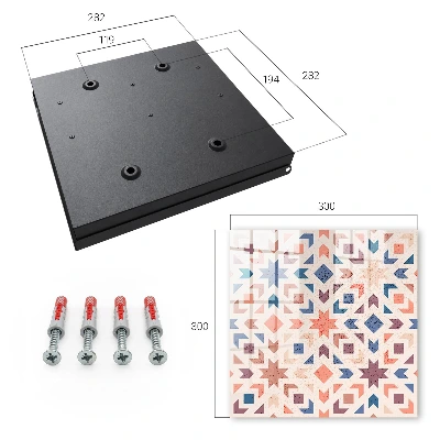 Cassetta portachiavi da parete Modello geometrico