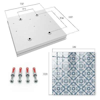 Scatola porta chiavi Stile geometrico