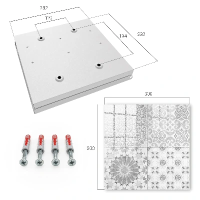 Scatola porta chiavi Motivi geometrici