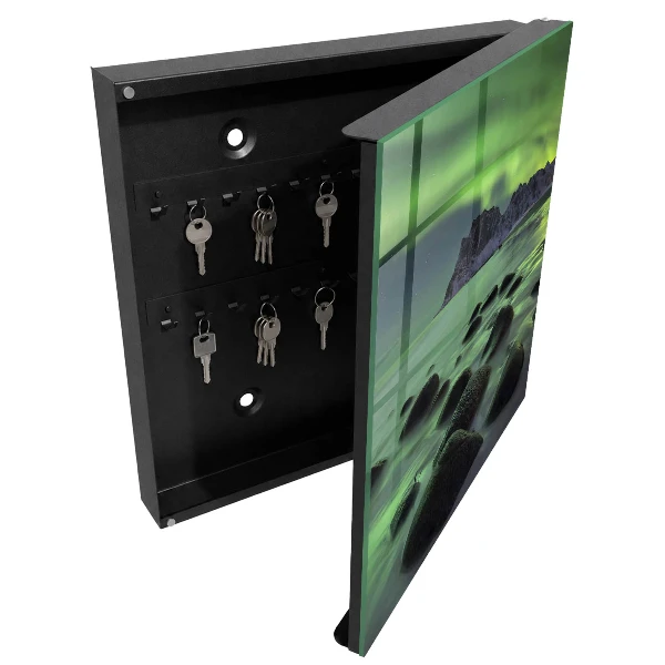 Scatola porta chiavi Aurora boreale