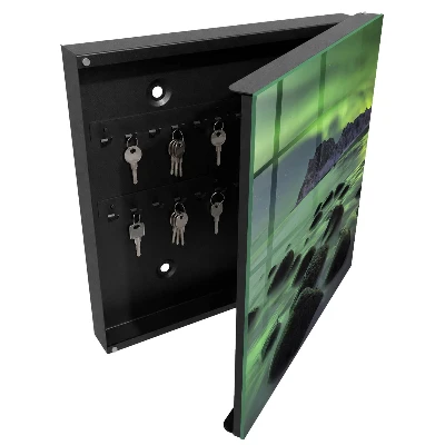 Scatola porta chiavi Aurora boreale