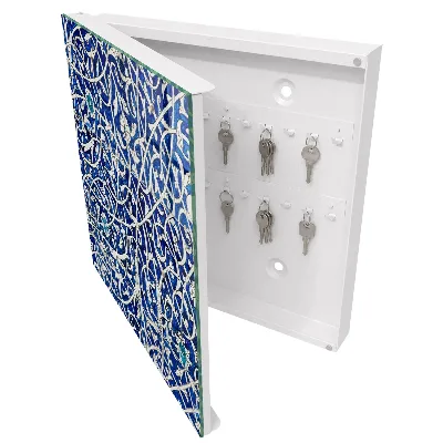 Armadietto portachiavi Arabesco blu