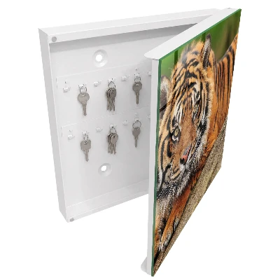 Armadietto portachiavi Tigre a riposo