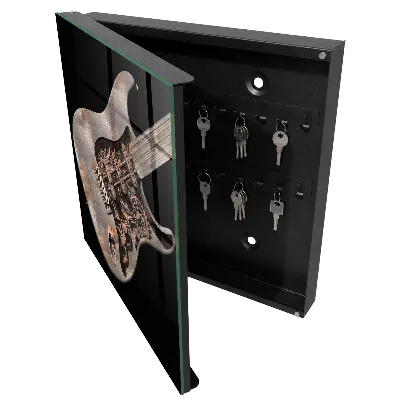 Scatola porta chiavi Chitarra meccanica